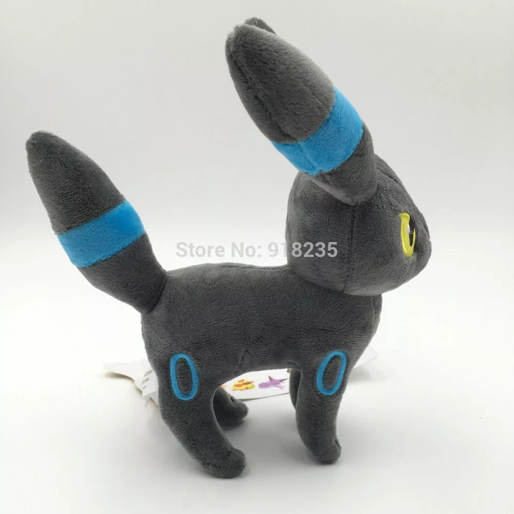 Pelúcia Pokémon Evolução Eevee Umbreon Sombrio Preto Dark Infantil Coleção  Decoração Gato Gatinho, Pelúcia Usado 85063693