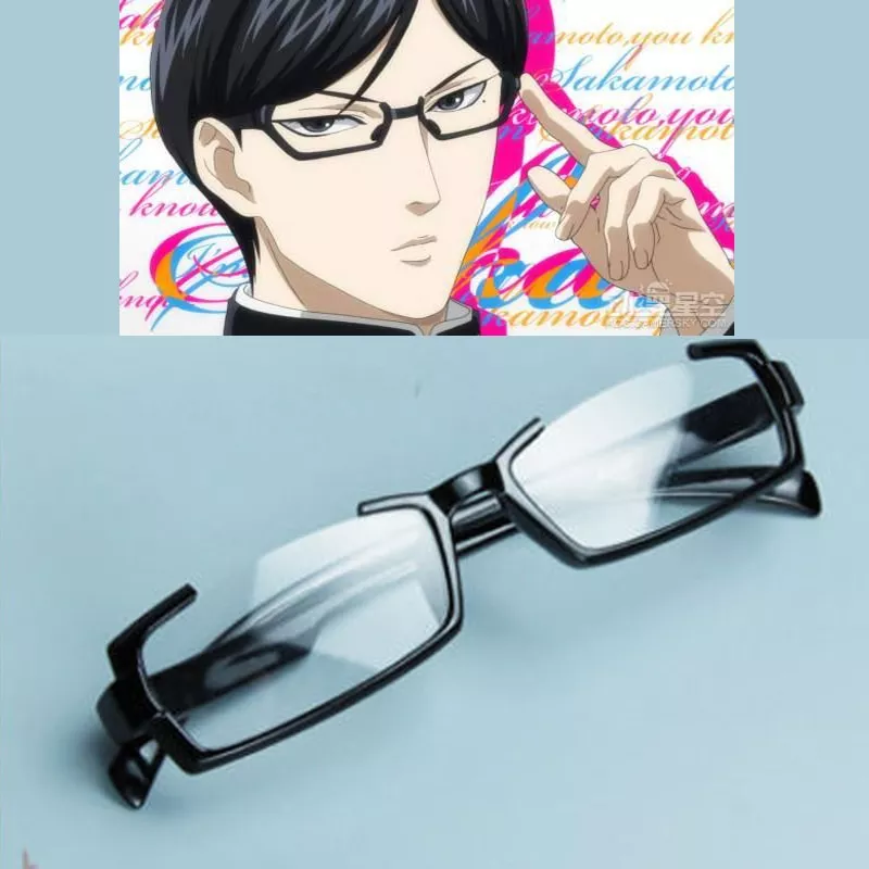 🔥 Óculos Anime Sakamoto Desu Ga Traje óculos Cosplay Prop Mh - Geek  Magazine.com.br