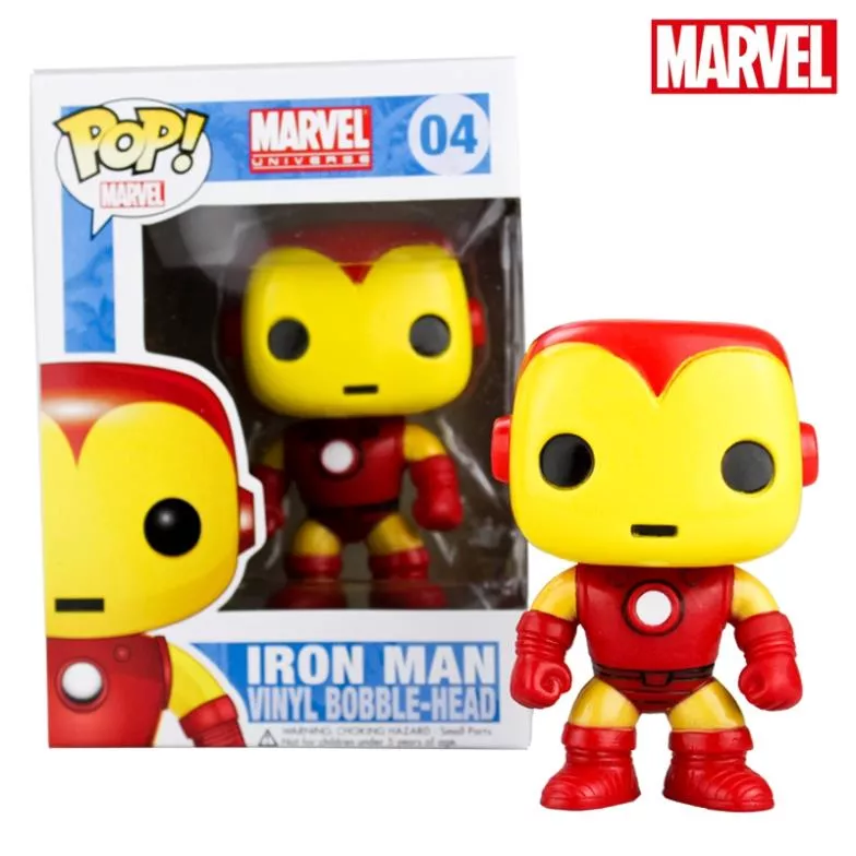 action figure 1 peca funko pop marvel homem de ferro iron man 04 bobble head q Chaveiro Iron Man Homem de Ferro Mão