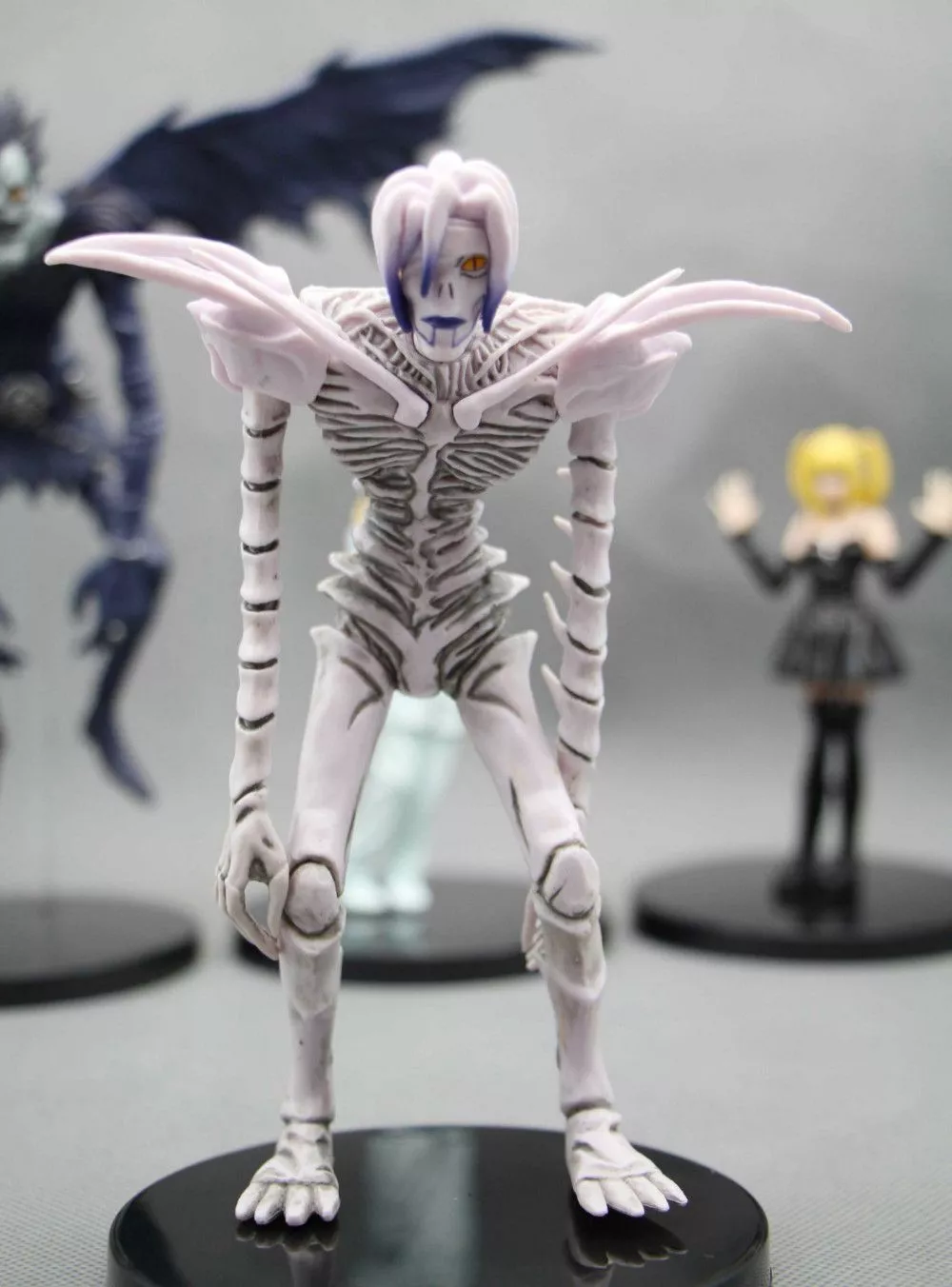 atacado brinquedos anime boneca morte nota esqueleto morte ryuk lem  ornamentos anime ação figuras