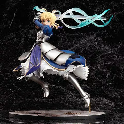 action figure anime fate stay night saber lily a espada da vitoria 26cm Action Figure Anime Fate Stay Night Saber Lily a Espada da Vitória 26cm