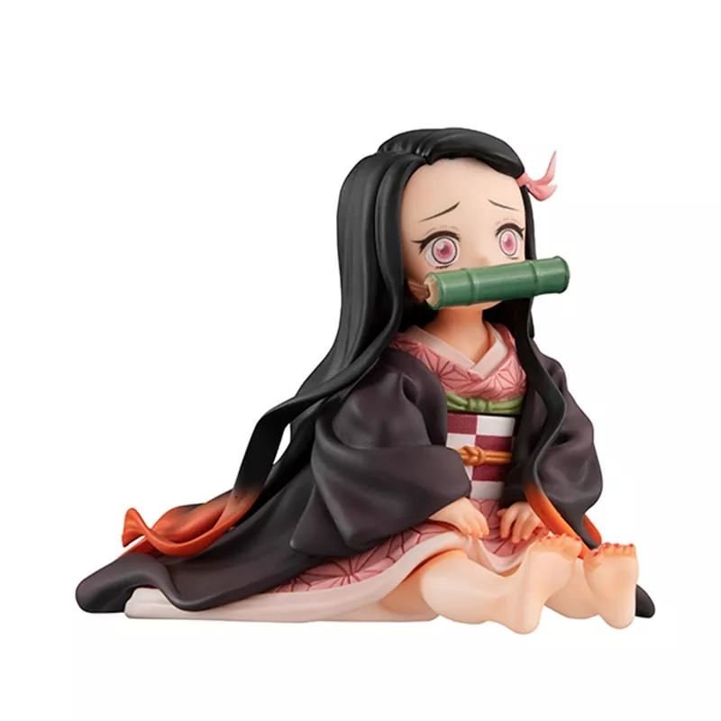 Kimetsu não yaiba nezuko figura de ação 1194 modelo de brinquedo anime demon  slayer nezuko estatueta brinquedos bonitos 100mm / Brinquedos E Hobbies ~