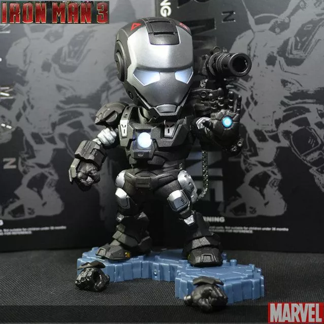 action figure marvel avengers vingadores tony stark homem de ferro iron man chibi 1 1 Chaveiro Iron Man Homem de Ferro Mão