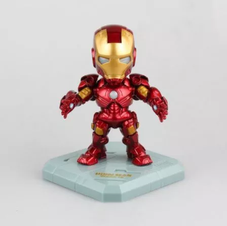action figure marvel avengers vingadores tony stark homem de ferro iron man chibi Chaveiro Iron Man Homem de Ferro Mão