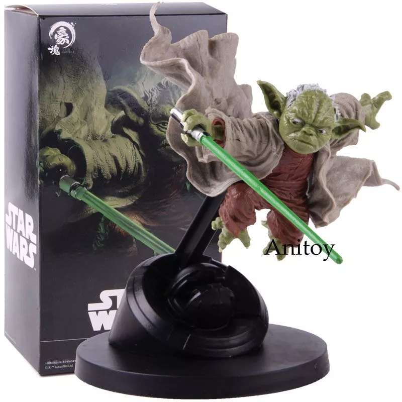 Star Wars Yoda Figura Moeda Banco Jedi Mestre Collectible - R$ 307,36