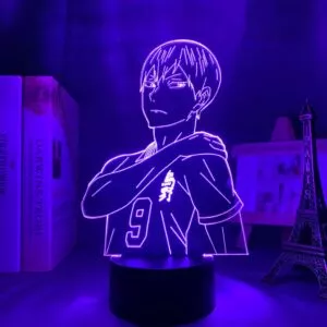 luminaria anime luz da noite haikyuu tobio kageyama para decoracao do quarto Luminária Anime Attack On Titan 3d lâmpada annie leonhart luz para decoração do quarto crianças presente ataque em titan led night light mikasa