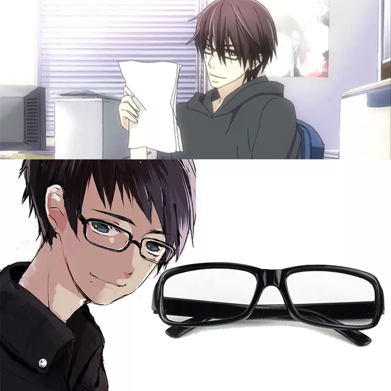 🔥 Óculos Anime Sakamoto Desu Ga Traje óculos Cosplay Prop Mh - Geek  Magazine.com.br