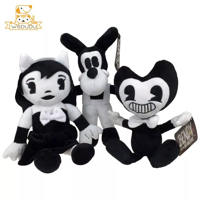Kawaii Brinquedos de pelúcia adorável bonecas de desenhos animados boneca  de pelúcia macia para fãs crianças meninas 10in (preto) no Shoptime