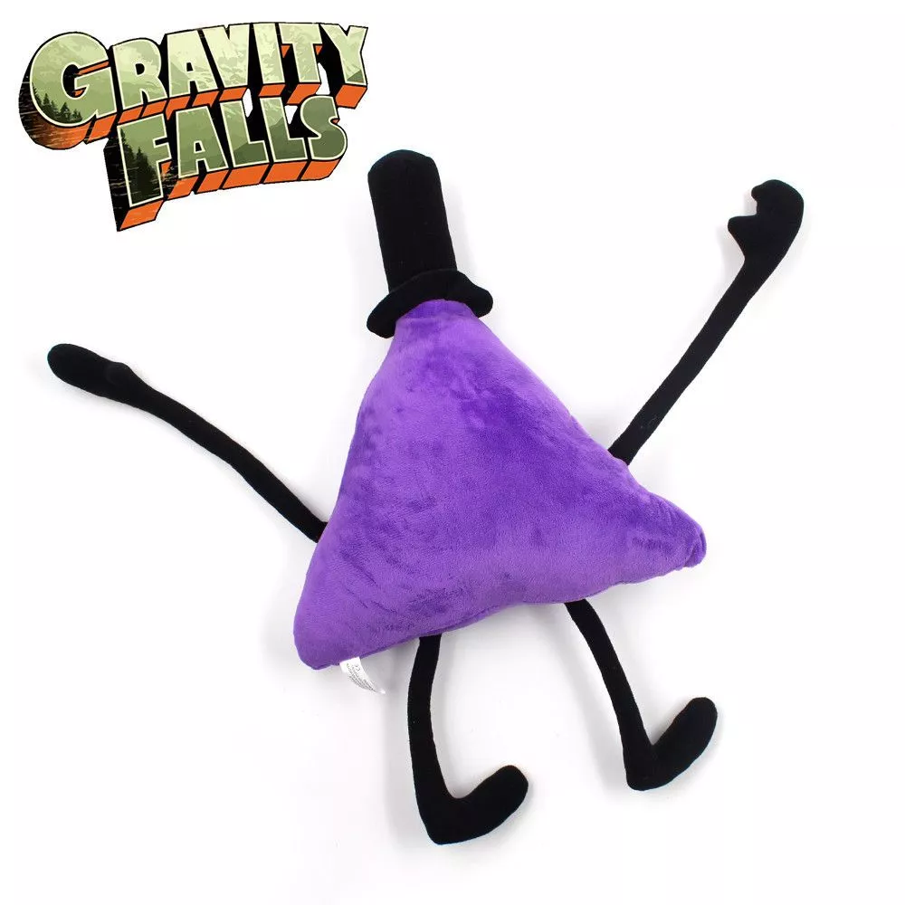 🔥 Pelúcia Gravity Falls Bill Chipher Pirâmide Roxo 30cm - Geek  Magazine.com.br