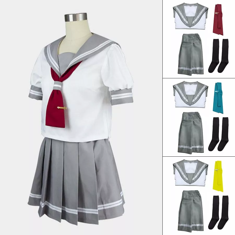 Fantasia de personagens de anime kimi no na wa, uniforme escolar tachibana  taki e miyamizu mitsuha