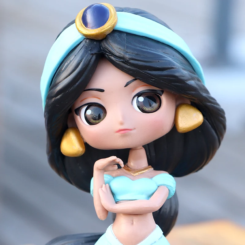 Action Figure boneco da disney aladdin lâmpada jasmine, boneco de princesa para crianças, em pvc, modelo de decoração para colecionar 2